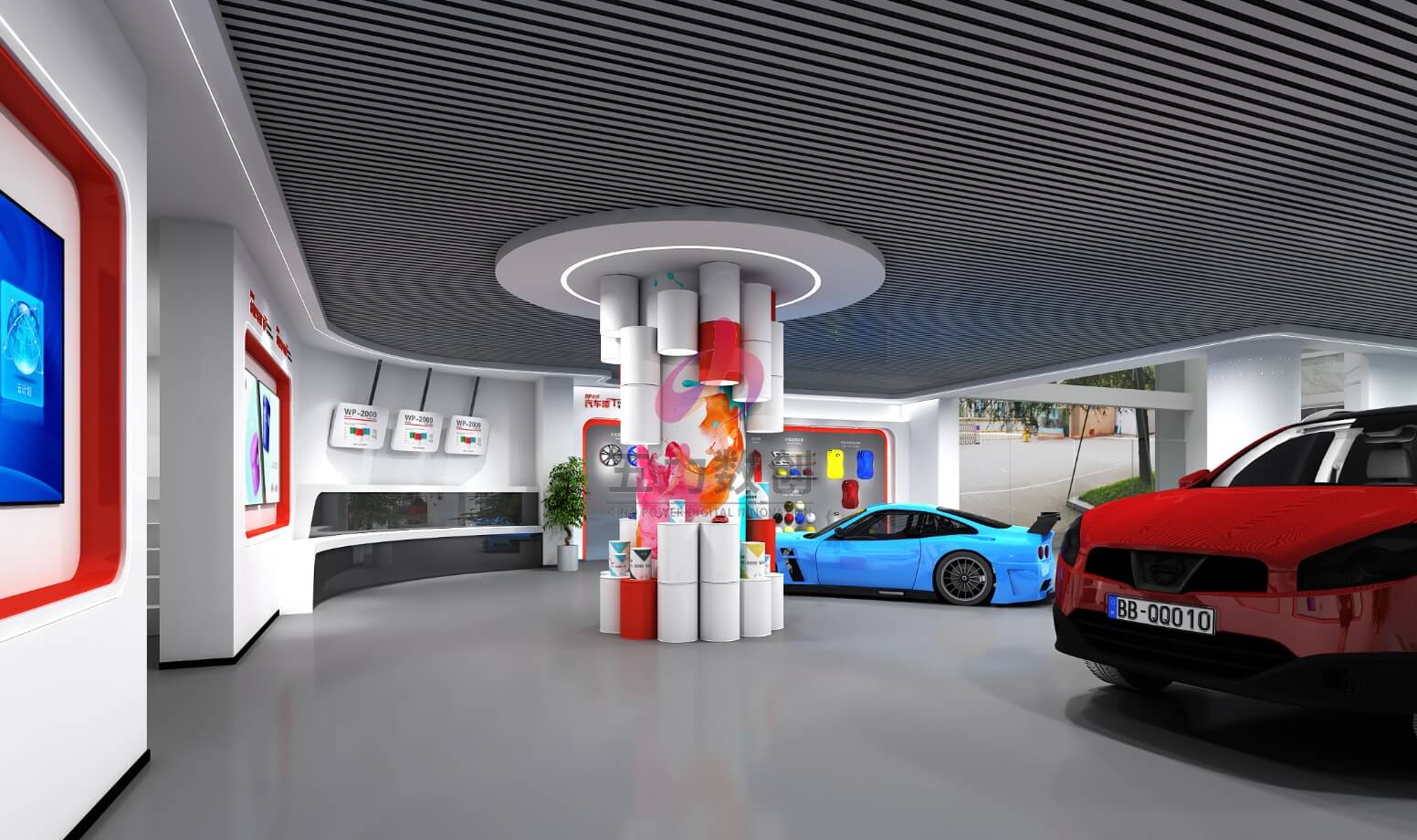 重慶華輝涂料企業展廳